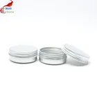 20ml silver aluminum tin jar with aluminum screw cap for lip stick AJ-14T