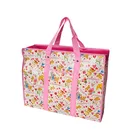 Handbag Bag With Shopping Tote Bag Custom Reusable Grocery Bag Shopping Box Tote Collapsible Bag With Reinforced Bottom