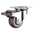 High quality 1.5inch light duty swivel caster wheel