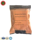 Compacted high energy food bar, emergency ration with spiced beef