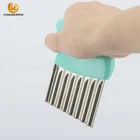 Kitchen accessories vegetable tomato meat onion cutter stainless steel potato slicer