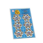 Wholesale snap button one box of simple alloy four-button clothing bags available