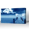 Custom digital beautiful seascape print painting on canvas