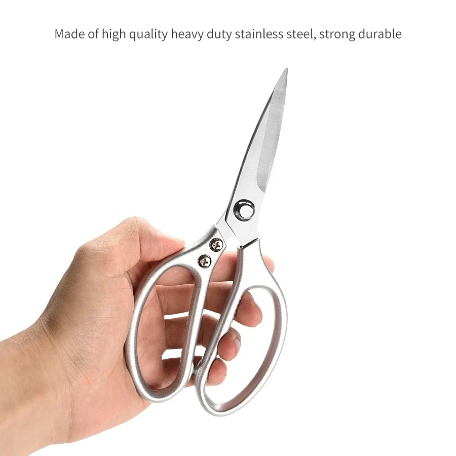 Professional Silver Stainless steel Sewing Scissors Multifunction Heritage Seamstress Scissors