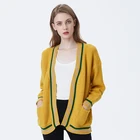 Wholesale Fashion Fall Winter Womens Cardigan Coat Long Sleeve Knit Cardigan Sweater Coat