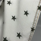 Star Printed Fabric 4.5oz 100tencel Star Printed White Denim Fabric for Shirt