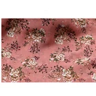China new design 75D sliver foil dot tecido crepe chiffon fabric for ladies dress