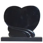 Russian Granite Tombstone Granite Russian Style China Black Granite Monument Shanxi Black Tombstone