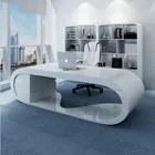 New Design Luxury CEO Manager Melamine Wooden Executive Modern Office Desk For Office Furniture