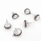 ly00188*Wholesale Fashionable and charming natural freshwater pearl ear stud accessories jewelry