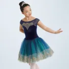 Professional Performance Wear Romantic Peacock Ballet Stage Costume Tutu