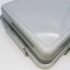 Square Box 4 Compartment Lunch Box Lunch Box Stainless Steel 4 Compartment Food Container Sealed Leakproof Bento Box