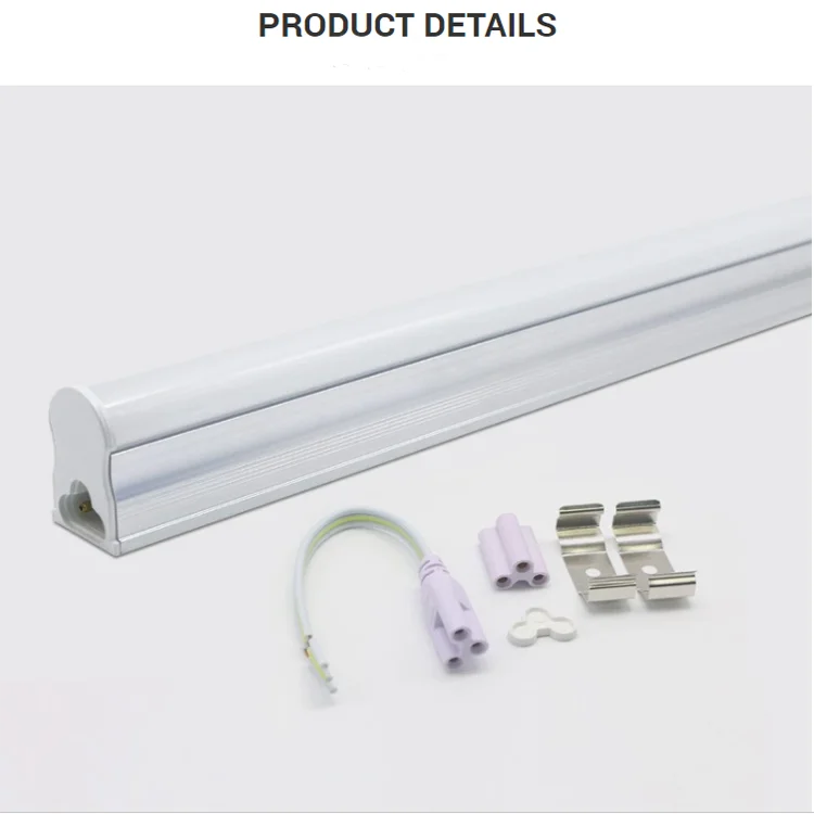 LED T5 Integrated single Fixture 2ft T5 9W 60cm LED Tube Light for Fluorescent Replacement