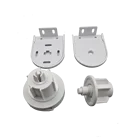 plastic manual roller blind component with head rail