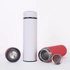 Free Fruit 17oz BPA Free Stainless Steel Insulated Infuser Water Bottle With Lid And Removable Fruit And Tea Filter