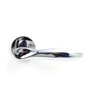 Modern CP finish exterior door handle in europe