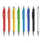 Custom logo slim click cheap plastic ballpoint pen for business promotion