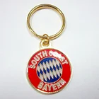 custom souvenir engraved round metal keychain/special shaped key holder