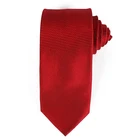 Dacheng Wholesale Red Plaid Jacquard Corbatas Custom Christmas Ties Mens Silk Tie