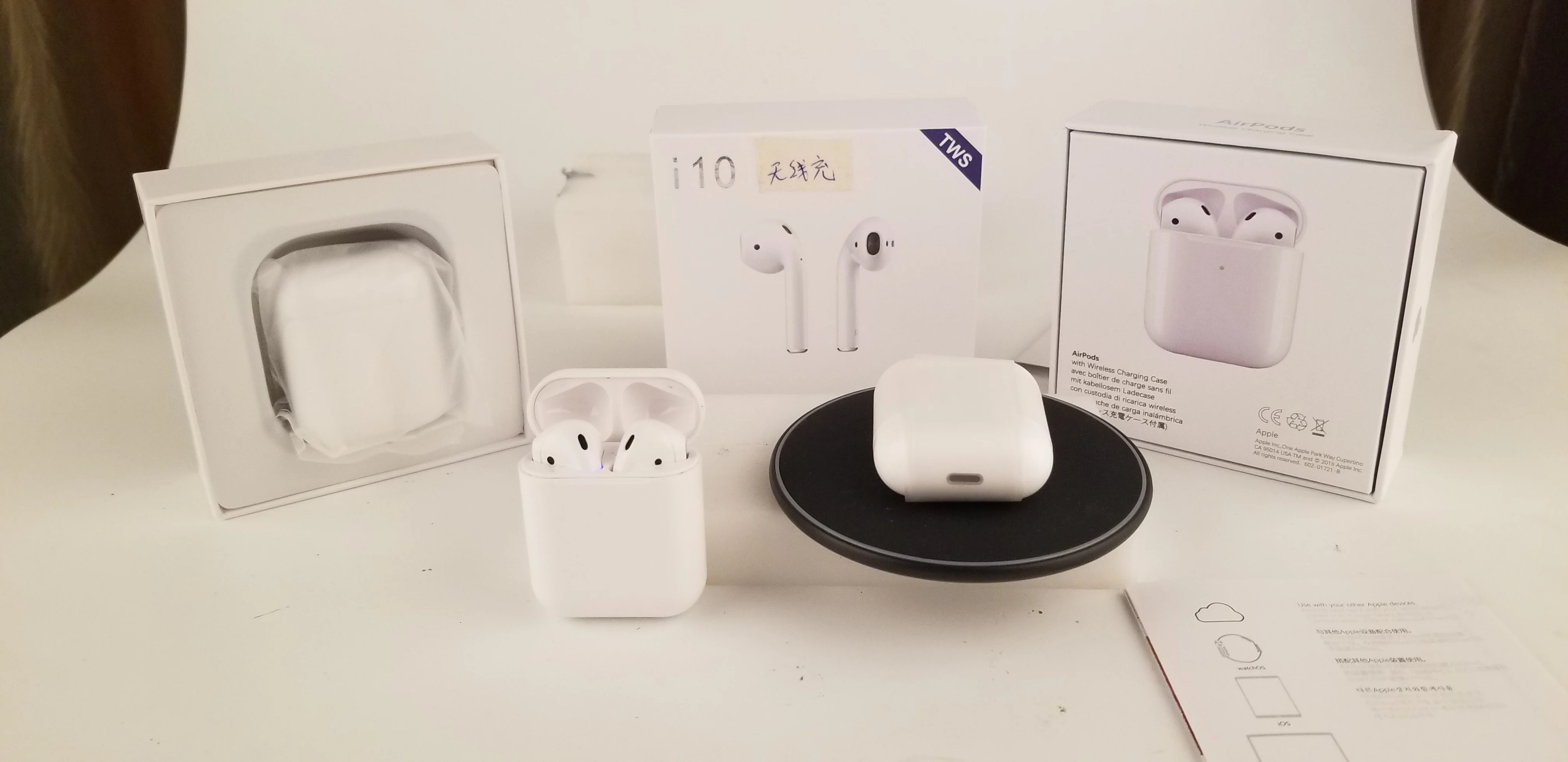 i10 tws 5.0 mini Earphone wireless charging Siri Double Ear hands-free call BT5.0 bluetooth wireless Earbuds i10 - ANKUX.COM