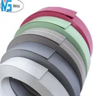 PVC plastic edge banding tape strip high gloss wood color of desk cabinet kitchen