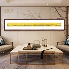 Gold Foil Gold A Famous Chinese Painting Made On Gold Foil A Thousand Li Of Rivers And Mountains