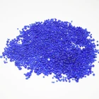 Professional Irregular Blue Glass Beads For Decoration