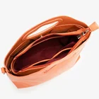 Famous brand design unique lattice weaving leather bag messenger orange sacs handbags for women