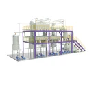 PLC control used engine oil refine base oil equipment waste oil recycle distillation machine