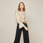 Wholesale Women Flare Sleeve Hollow Out Lace Blouses top