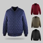 Winter Men embroidery Fashion Adult Zipper Padded Coats Quilted Puffer Jacket Coat