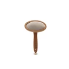 Wholesale pet hair remover brush wooden handle for dogs