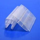 PC U / H types polycarbonate profile extruded profiles plastic extrusion factory