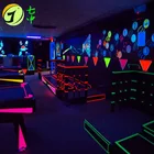 Colored customized cotton safety glow in the darklight warning UV light reflective flagging cloth duct fluorescent adhesive tape