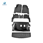 New Pvc Car Mats/4 Row Rubber Auto Mat/New Design MU-X Car Floor Mat