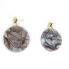 New Style Fashionable Personality Geometric Exaggeration Acetate Hoop Earrings Stud for 2020