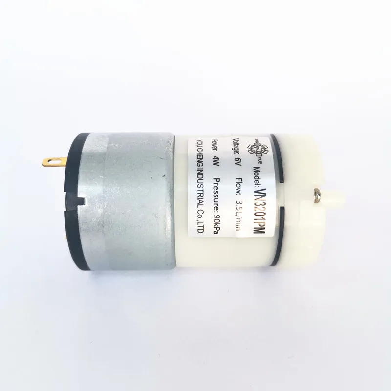 Fornecimento de fábrica micro bombas de ar de plástico DC bomba de ar de diafragma de alta pressão mini bomba de vácuo fornecedor