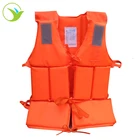 High Quality Adult Safety Life Jacket Fishing Swimming Marine Vinyl Coated Foam Marine Work Vest
