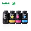 InkMall excellent flexibility uv inkjet refill ink for konica 1024 / 1024i wide format uv flexible digital printing machine