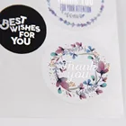 You Sticker Sheet Gold Foil Circle Adhesive Label