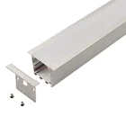 深セン最高販売 ZL-3535B 凹型押出 LED アルミプロファイル led ストリップライトバー