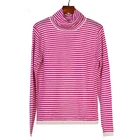 New Fashion Sweet Autumn Winter Women Slim Knitted Sweaters Tops Striped Sweater