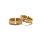CNC machining custom straight copper nut, special copper insert, high precision thread
