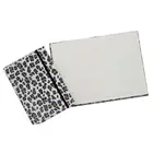 New design fashion leopard sequin ribbon notebook