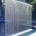 Indoor decorative rain water fountain curtain