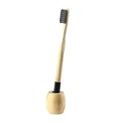 Professional Supplier Bristle Recyclable bamboo rainbow toothbrush