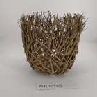 Flower Pot Wood Plant Pot Natural Tea-branch Garden Flower Plantwood Pot Multi Usage Garden Plant Wood Pot Container