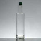 Customized new design wholesale 700ml 750ml empty glass vodka bottle for liquor