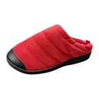 Winter Outdoor Indoor Shoes Home Household waterproof Hard-Wearing Non-Slip Anti-Slippery Women Warm Slippers