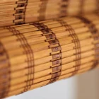 Top Tiger Promotional Top Quality Overlapping Tiger Pattern Anti Deformation Roller Shutter Bamboo Curtain